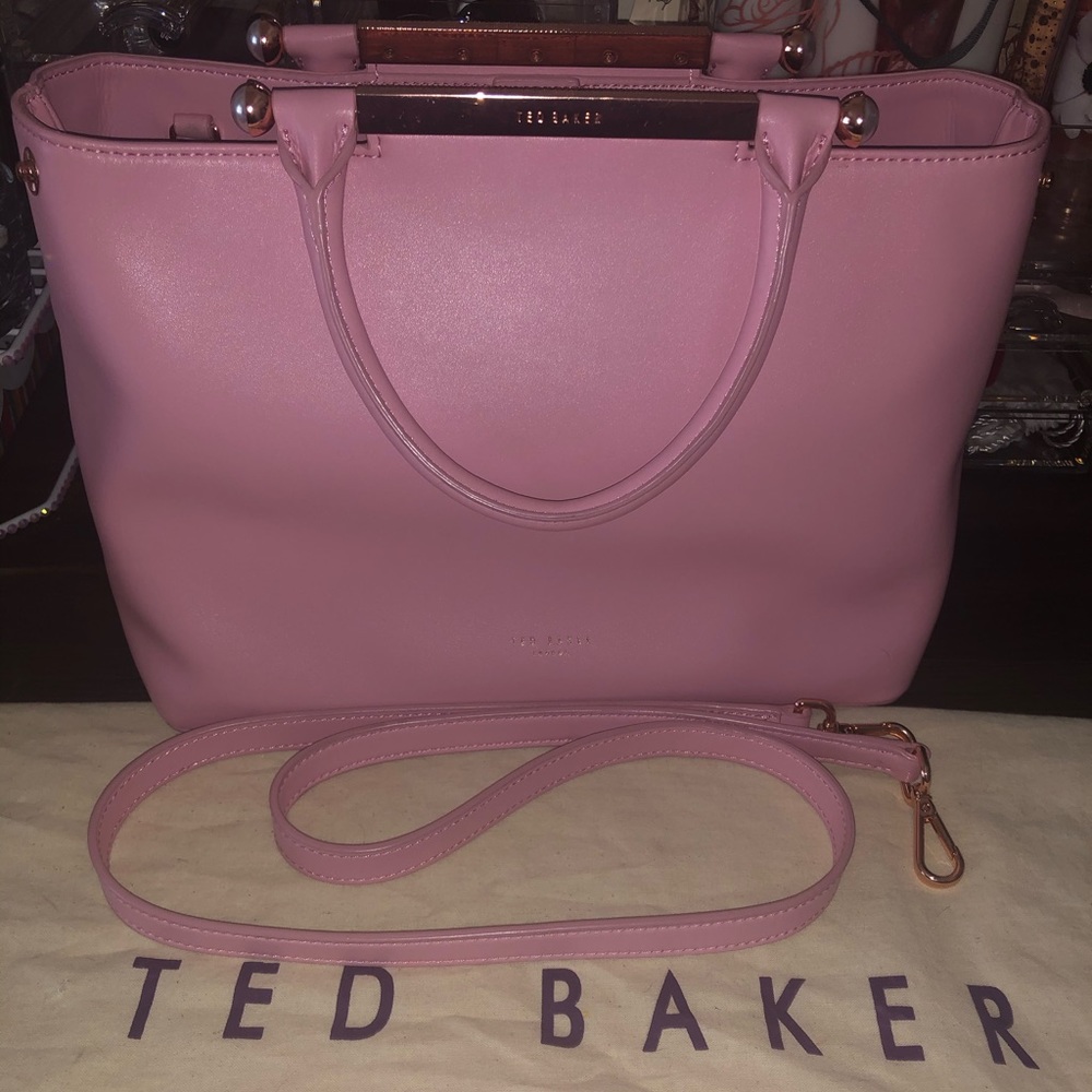 Ted Baker Annabel Leather Pearls Satchel